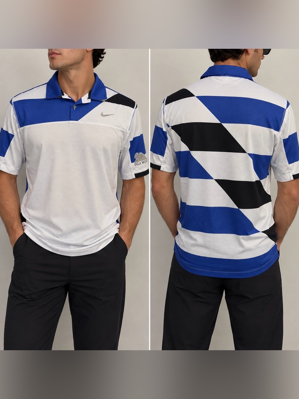 Nike Golf Tour Performance Dri-FIT PGA West Colorblock Polo Men’s M